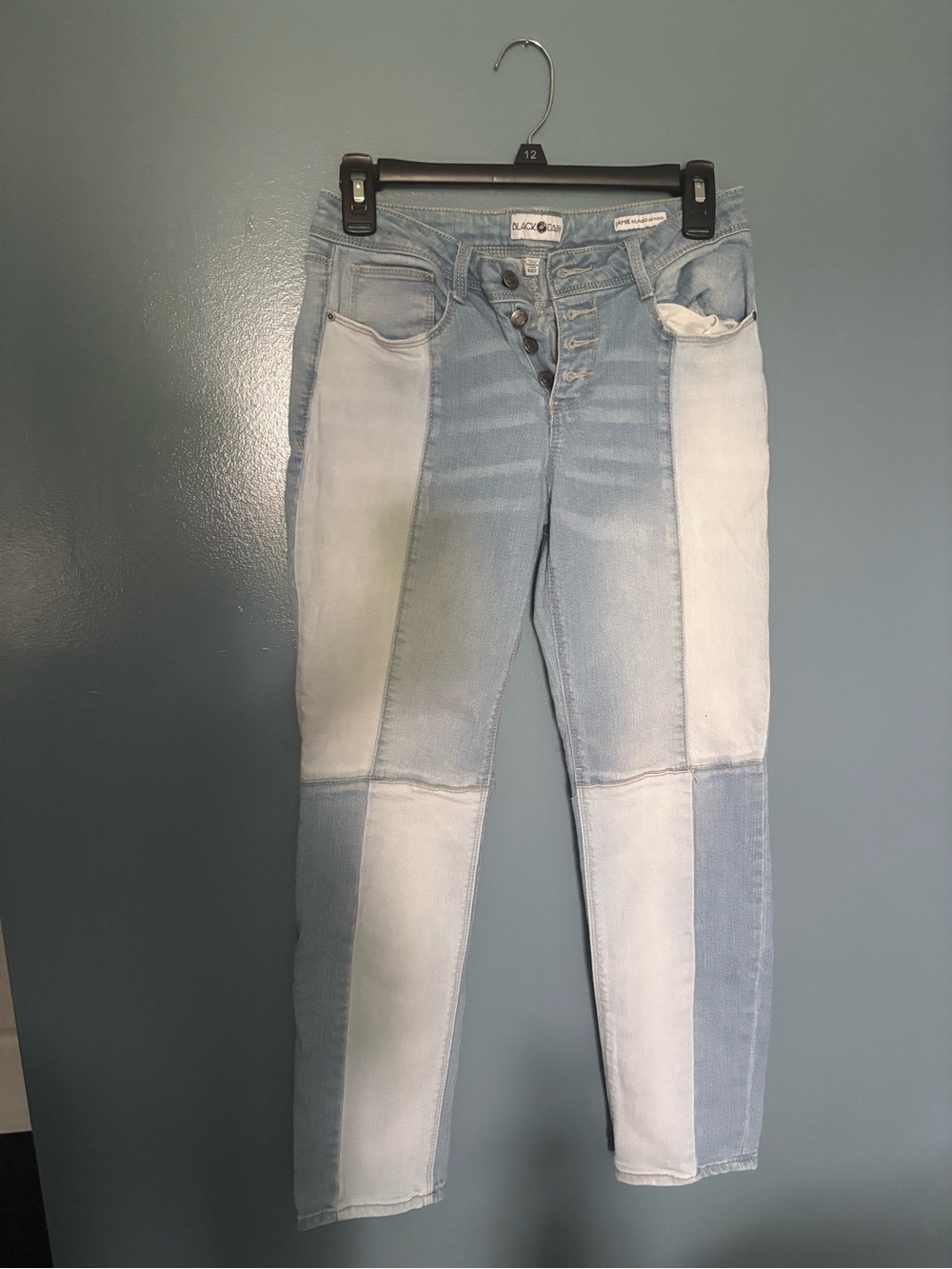 Patchwork Light Wash Women’s Jeans - Size 5